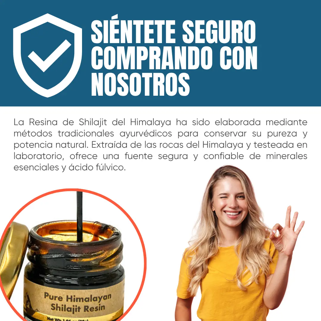 🌋 Shilajit Puro del Himalaya — Energía y Vitalidad Natural