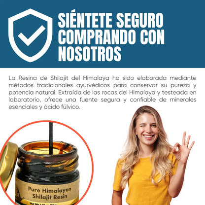 🌋 Shilajit Puro del Himalaya — Energía y Vitalidad Natural