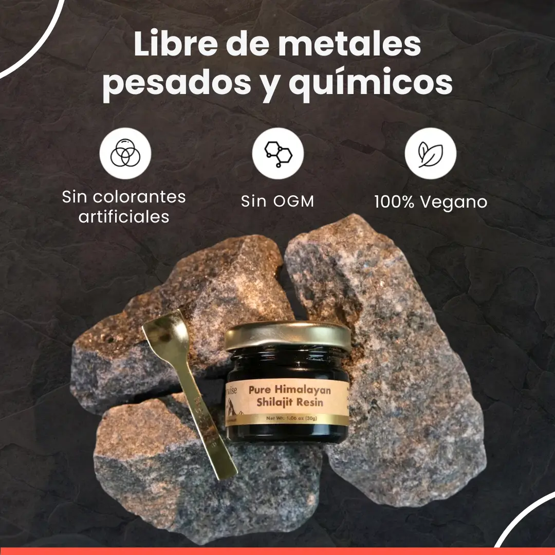 🌋 Shilajit Puro del Himalaya — Energía y Vitalidad Natural