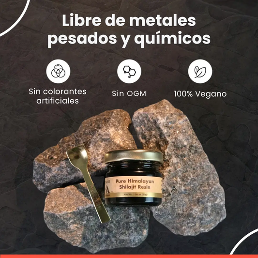 🌋 Shilajit Puro del Himalaya — Energía y Vitalidad Natural